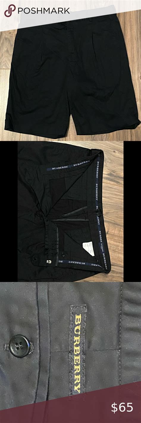 burberry golf shorts black|saks burberry shorts.